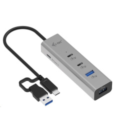 i-tec Universal Charging Metal HUB 2x USB-C + 2x USB-A Port, PD 85W i-tec Universal Charging Metal HUB 2x USB-C + 2x USB-A Port, PD 85W