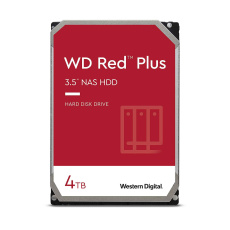 WD RED PLUS NAS WD40EFZZ 4TB, SATA III 3.5", 256MB 5400RPM, 180MB/s, CMR