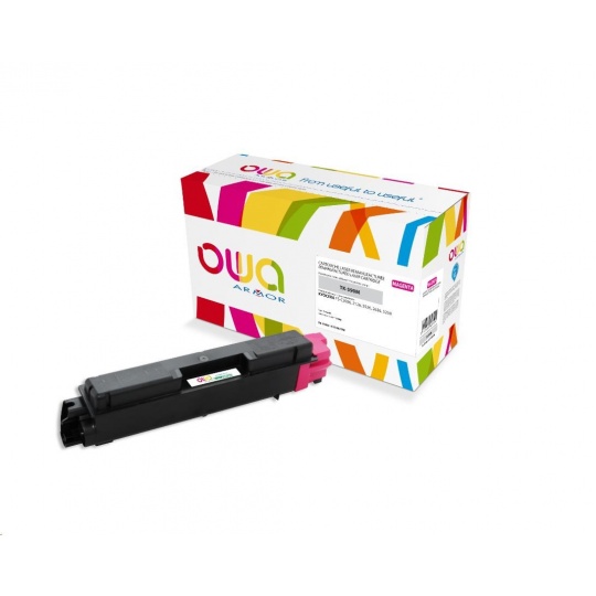 OWA Armor toner pro KYOCERA FS-C5250, 2026, 5000 Stran, TK590M, červená/magenta + waste box (TK-590M)