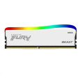 KINGSTON DIMM DDR4 8GB 3200MT/s CL16 FURY Beast Bílá RGB SE