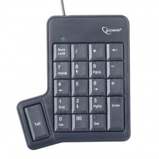 GEMBIRD numerická klávesnice KPD-UT-01 s tabulátorem, černá GEMBIRD numerická klávesnice KPD-UT-01 s tabulátorem, černá
