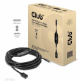 BAZAR - Club3D Kabel USB-C na USB-A, Aktivní adaptér/kabel, 5 Gbps (M/F), 10m - Rozbaleno (Komplet)