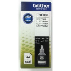 BROTHER INK BT-6000BK black pro T300, T500W, T700W, cca 6000 stránek, pigmentový - INKTANK