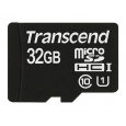 TRANSCEND MicroSDHC karta 32GB Premium, Class 10 UHS-I 300x, bez adaptéru