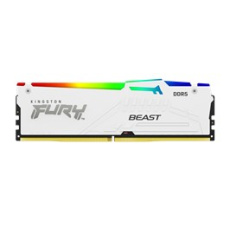 KINGSTON DIMM DDR5 16GB 5600MT/s CL40 FURY Beast Bílá RGB XMP