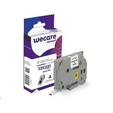 WECARE ARMOR páska pro BROTHER TZE-231(TZE231), černá/bílá, 12mm x 8m WECARE ARMOR páska pro BROTHER TZE-231(TZE231), černá/bílá, 12mm x 8m
