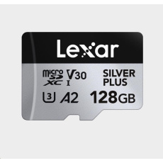 Lexar microSDXC Professional SILVER Plus UHS-I/U3/A2/4K R205/W150 (V30) 128GB Lexar microSDXC Professional SILVER Plus UHS-I/U3/A2/4K R205/W150 (V30) 128GB