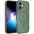 3mk ochranný kryt Misty MagCase Green pro Apple iPhone 17