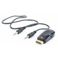 C-TECH adaptér HDMI na VGA + Audio, M/F