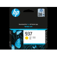 HP 937e EvoMore Yellow Original Ink Cartridge (1,650 pages)