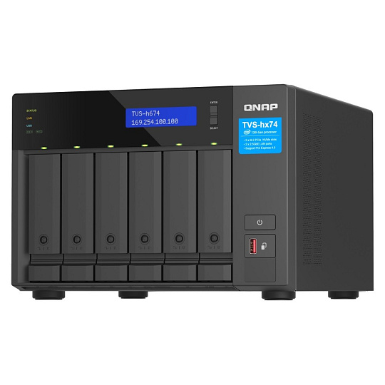 QNAP TVS-h474-i3-8G (4C/i3-12100/4,3GHz/8GBRAM/4xSATA/2x2,5GbE/2xM.2/3xUSB3.2/1xHDMI/2xPCIe) QNAP TVS-h474-i3-8G (4C/i3-12100/4,3GHz/8GBRAM/4xSATA/2x2,5GbE/2xM.2/3xUSB3.2/1xHDMI/2xPCIe)