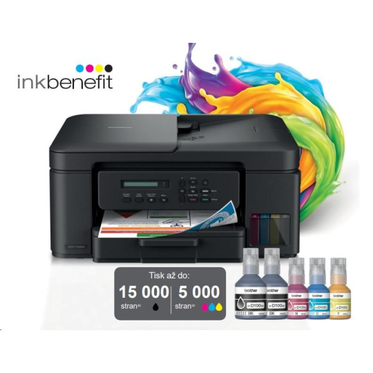 BAZAR - BROTHER multifunkce inkoustová DCP-T730DW - A4 128MB 2400x600 16ppm ADF USB 2.0. WIFI  - INKTANK - Poškozený oba BAZAR - BROTHER multifunkce inkoustová DCP-T730DW - A4 128MB 2400x600 16ppm ADF USB 2.0. WIFI  - INKTANK - Poškozený oba