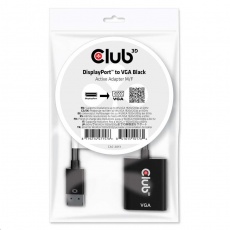 Club3D adaptér aktivní DisplayPort na VGA Club3D adaptér aktivní DisplayPort na VGA