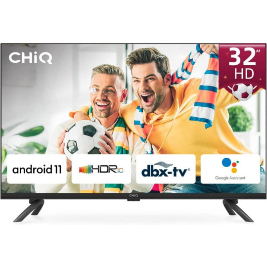 CHiQ L32G7L TV 32", HD, smart, Android 11, dbx-tv, Dolby Audio, Frameless