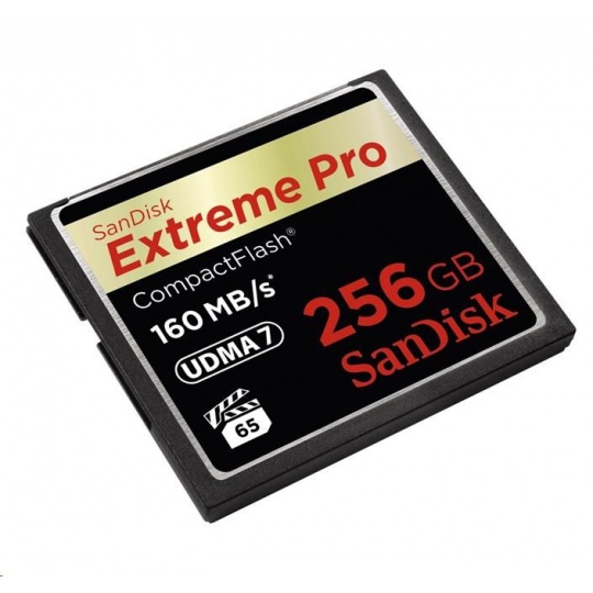 SanDisk Compact Flash 256GB Extreme Pro (160MB/s) VPG 65, UDMA 7