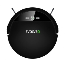 EVOLVEO RoboTrex H6, robotický vysavač, stírání vodou, nabíjecí stanice, černý