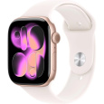 Apple Watch Series 11 GPS + Cellular 46mm Rose Gold Aluminium Case with Light Blush Sport Band - M/L