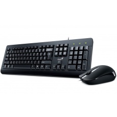 BAZAR GENIUS klávesnice s myší KM-160/ Drátový set/ USB/ černý/ CZ+SK layout "POŠKOZENÝ OBAL" BAZAR GENIUS klávesnice s myší KM-160/ Drátový set/ USB/ černý/ CZ+SK layout "POŠKOZENÝ OBAL"