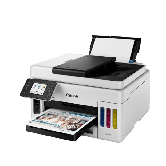 Canon MAXIFY GX6040 (doplnitelné zásobníky inkoustu ), MF (tisk,kopírka,sken), USB, Wi-Fi