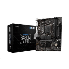 BAZAR - MSI MB Sc LGA1200 B460M-A PRO, Intel B460, 2xDDR4, VGA, mATX - repair (bez příslušenství) BAZAR - MSI MB Sc LGA1200 B460M-A PRO, Intel B460, 2xDDR4, VGA, mATX - repair (bez příslušenství)