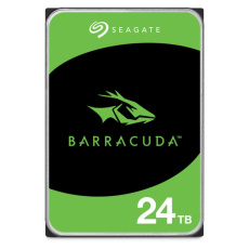 SEAGATE HDD BarraCuda 3.5" Hard Drive 24TB, 6Gb/S SATA, 512e, 7200 RPM,cache 512 Mb SEAGATE HDD BarraCuda 3.5" Hard Drive 24TB, 6Gb/S SATA, 512e, 7200 RPM,cache 512 Mb
