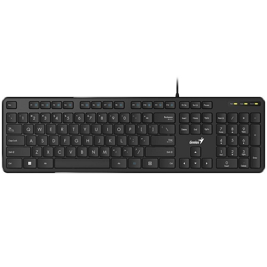 GENIUS klávesnice Slimstar M200 Copilot / Drátová/ USB/ černá/ CZ+SK layout