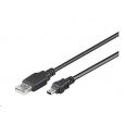 PREMIUMCORD Kabel USB 2.0 A-Mini B (5pin) propojovací 3m