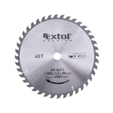 Extol Premium (8803251) kotouč pilový s SK plátky, 350x2,5x30mm, 40T Extol Premium (8803251) kotouč pilový s SK plátky, 350x2,5x30mm, 40T