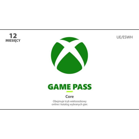 Xbox Game Pass Core – 12 - měsíční členství Xbox Game Pass Core – 12 - měsíční členství
