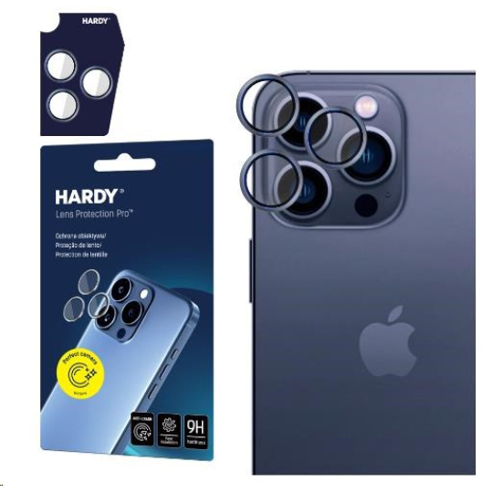 3mk HARDY Lens Protection Pro pro iPhone 15 Pro Blue