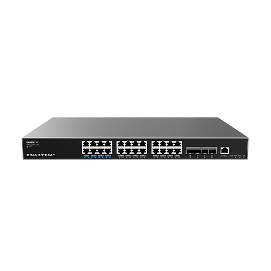 Grandstream GWN7813P Layer 3 Managed Network PoE Switch, 24 portů / 4 SFP+