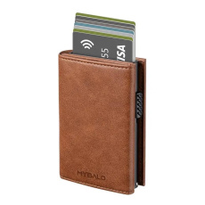 MYBALO Carryx skládací peněženka s výsuvným držákem na karty, Brown MYBALO Carryx skládací peněženka s výsuvným držákem na karty, Brown