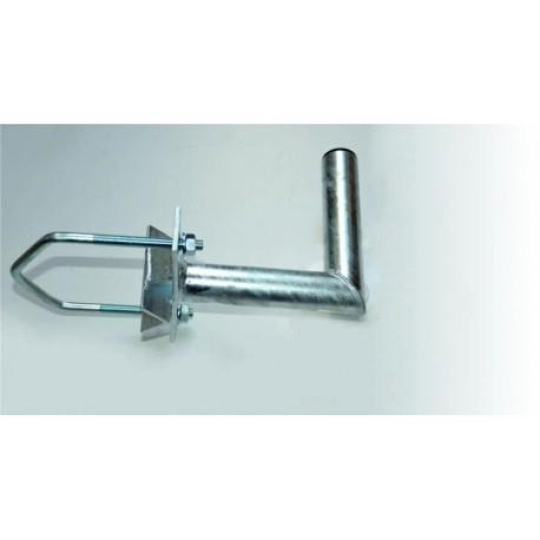 Držák antény na stožár do průměru 150mm s vinklem, žárový zinek, délka 20cm Držák antény na stožár do průměru 150mm s vinklem, žárový zinek, délka 20cm