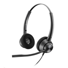 Poly EncorePro 320 with Quick Disconnect Binaural Headset TAA