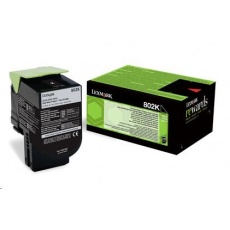 LEXMARK černý toner 802K pro CX310/410/510 z programu Lexmark Return (1 000 stran)