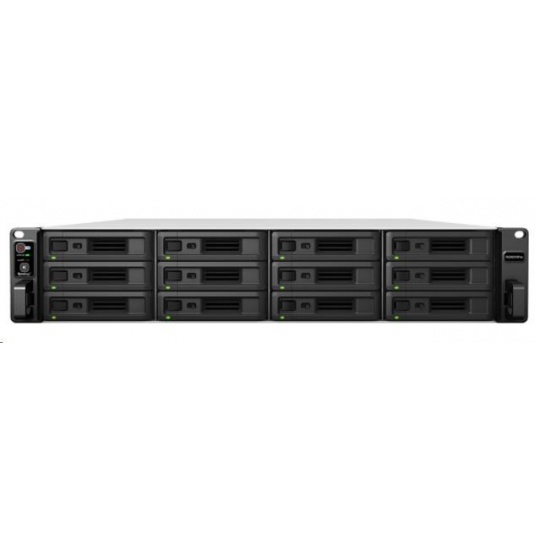 Synology RS3621RPxs RackStation (6C/XeonD-1531/2,2-2,7GHz/8GBRAM/12xSATA/2xUSB3.0/4xGbE/2xPCIe/RP)