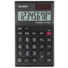 SHARP kalkulačka - EL-310ANWH - černá SHARP kalkulačka - EL-310ANWH - černá