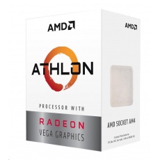 CPU AMD Athlon 3000G, 2-core, 3.5GHz, 5MB cache, 35W, socket AM4, VGA Radeon Vega 3, BOX CPU AMD Athlon 3000G, 2-core, 3.5GHz, 5MB cache, 35W, socket AM4, VGA Radeon Vega 3, BOX