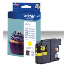 BROTHER INK LC-123Y yellow cca 600