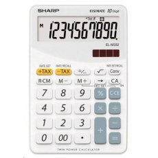 SHARP kalkulačka - EL-M332BWH - bílá SHARP kalkulačka - EL-M332BWH - bílá