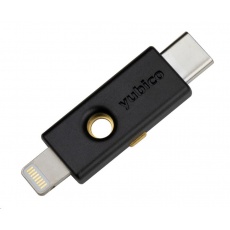 YubiKey 5Ci - USB-C + Lightning, klíč/token s vícefaktorovou autentizaci, podpora OpenPGP a Smart Card (2FA) YubiKey 5Ci - USB-C + Lightning, klíč/token s vícefaktorovou autentizaci, podpora OpenPGP a Smart Card (2FA)