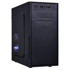 EUROCASE skříň MC X201 black, micro tower, 2x USB 2.0, 2x audio, bez zdroje EUROCASE skříň MC X201 black, micro tower, 2x USB 2.0, 2x audio, bez zdroje