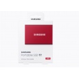 Samsung Externí SSD disk T7 - 2TB - červený - EOL