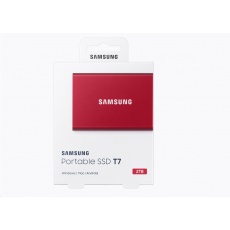 Samsung Externí SSD disk T7 - 2TB - červený - EOL