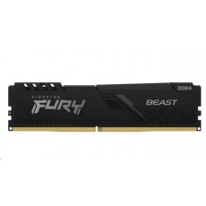 KINGSTON DIMM DDR4 16GB (Kit of 2) 3733MT/s CL19 FURY Beast Černá