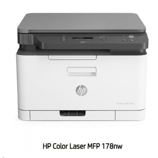 HP Color Laser MFP 178NW (A4,18/4 ppm, USB 2.0, Ethernet, Wi-Fi, Print/Scan/Copy)