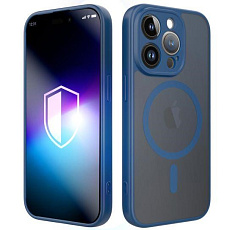 3mk ochranný kryt Misty MagCase Blue pro Apple iPhone 15 Pro