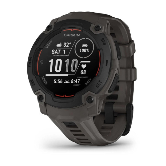 Garmin Instinct E – 45 mm, Black s charcoal páskem, EU Garmin Instinct E – 45 mm, Black s charcoal páskem, EU